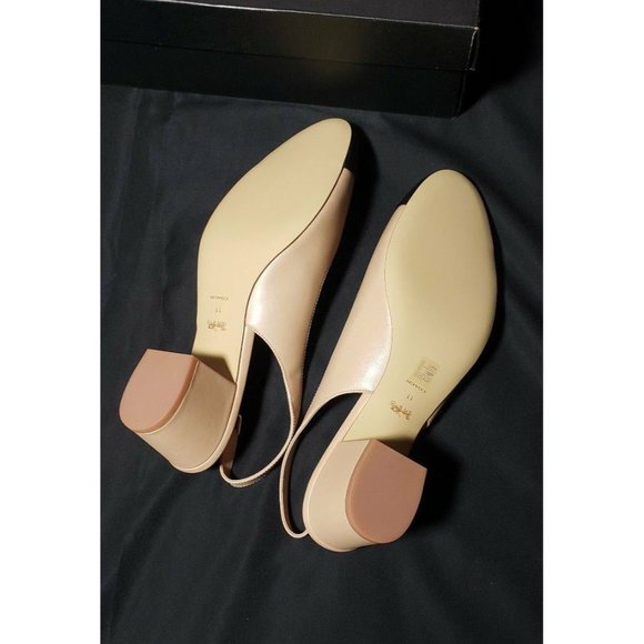 Coach Erica Leather Slingback Heels - Picture 7 of 8